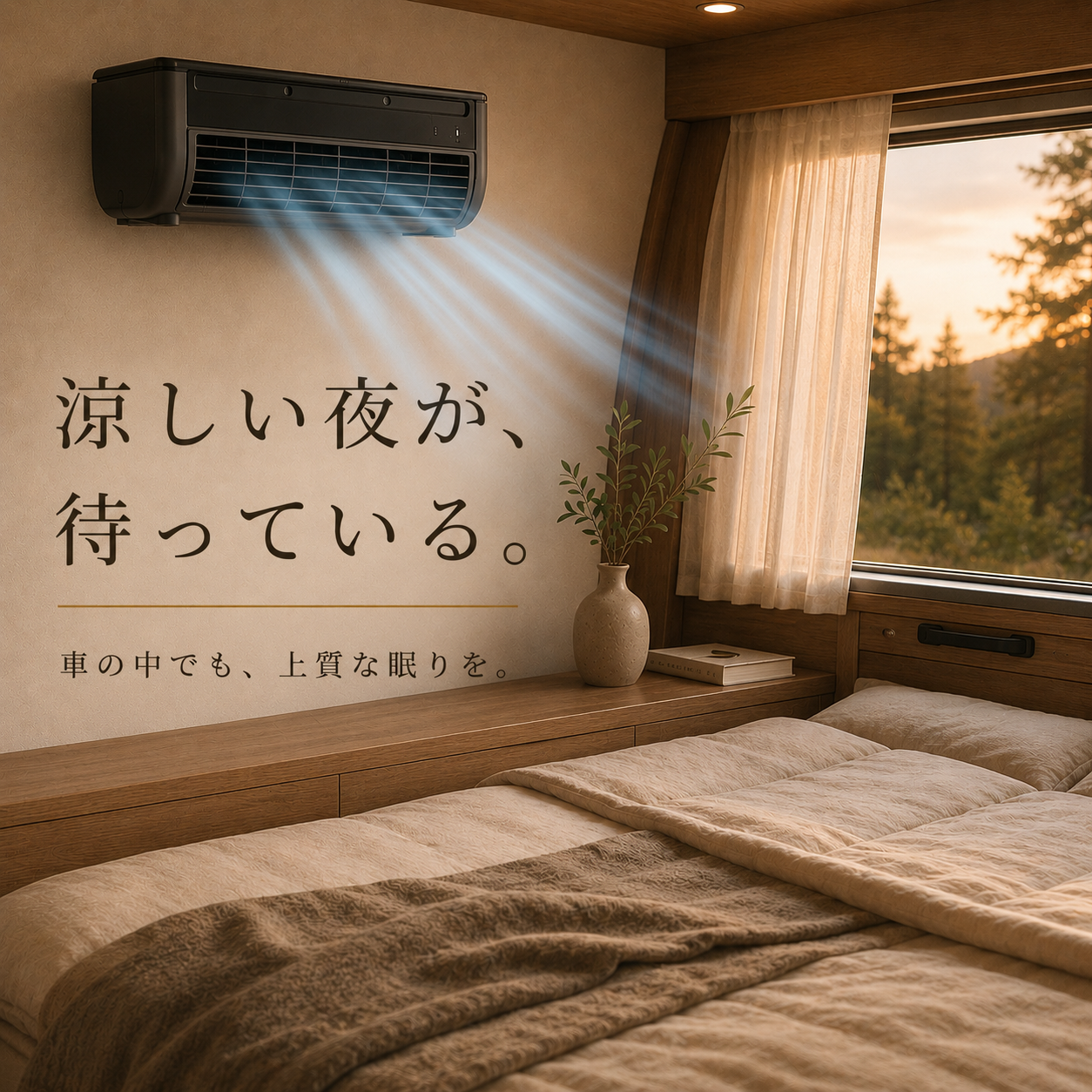 Ryo Cooler ｜ 車中泊にも使える 充電式ポータブル冷風機