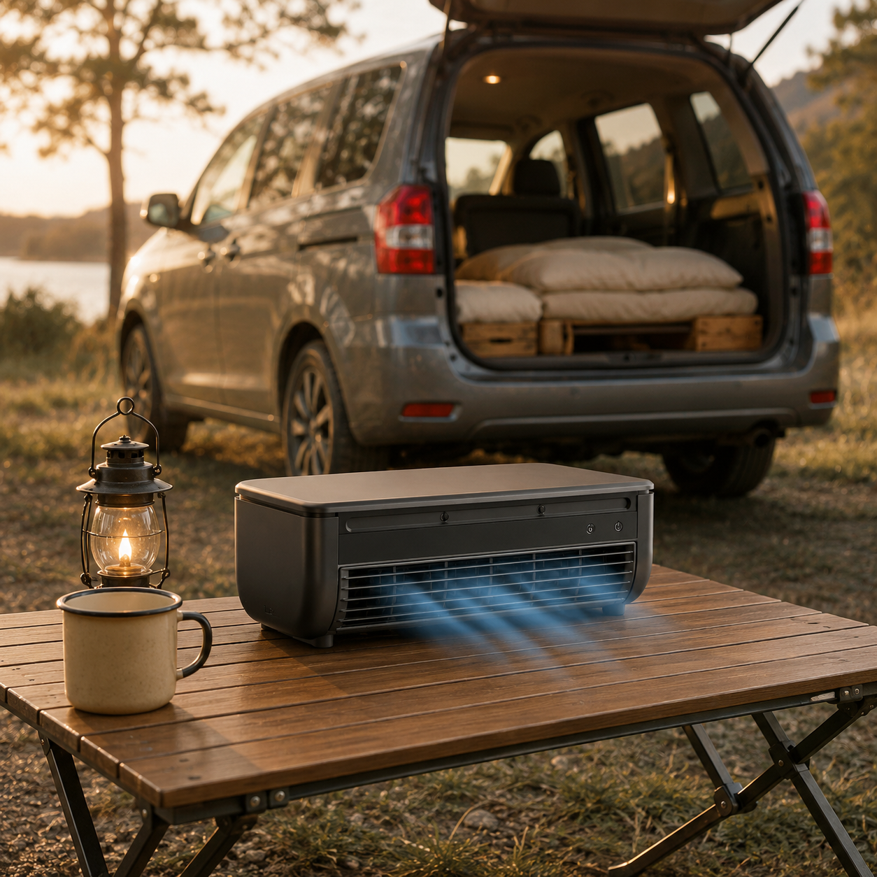 Ryo Cooler ｜ 車中泊にも使える 充電式ポータブル冷風機